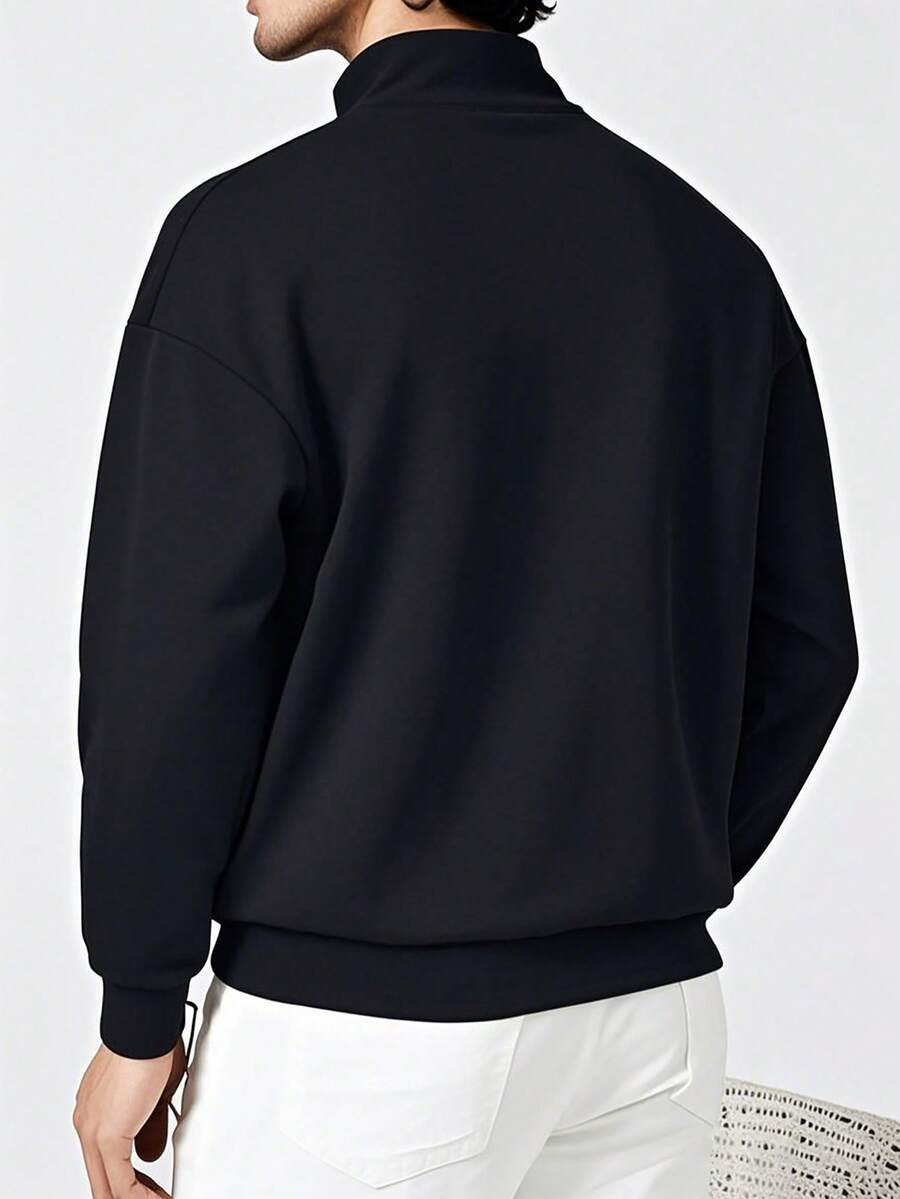 Quarter Zip — Preto, foto secundária